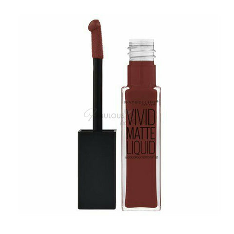 Maybelline Colour Sensational Vivid Matte Liquid Lipstick - 037 Coffee Buzz