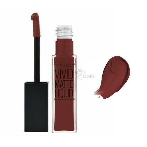 Maybelline Colour Sensational Vivid Matte Liquid Lipstick - 037 Coffee Buzz