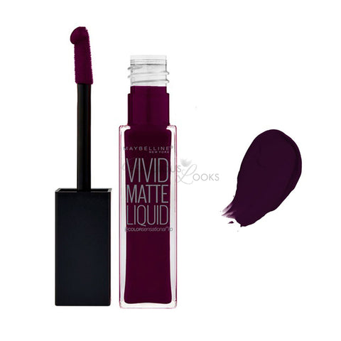 Maybelline Colour Sensational Vivid Matte Liquid Lipstick 045 Possessed Plum