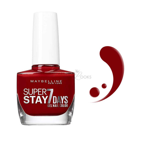 Maybelline Superstay 7 Days Nail Polish 06 Deep Red