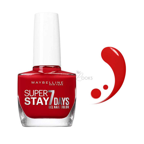Maybelline Superstay 7 Days Nail Polish 08 Passionate Red