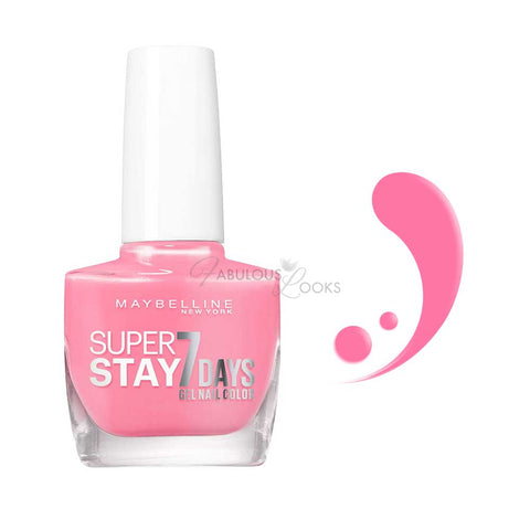 Maybelline Superstay 7 Days Nail Polish 125 Enduring Pink