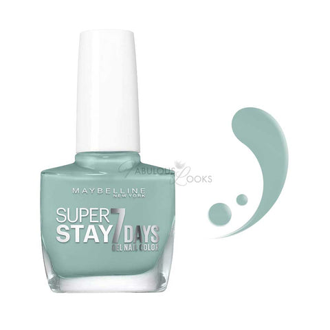 Maybelline Superstay 7 Days Nail Polish  915 Turquoise/Tango