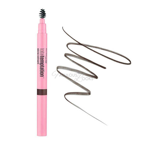 Maybelline Total Temptation Eyebrow Pencil, 120 Medium Brown