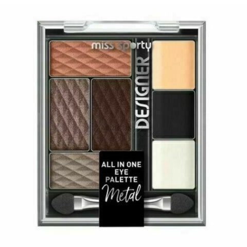 Miss Sporty Designer All In One Eye Palette Eyeshadow (Metallic)