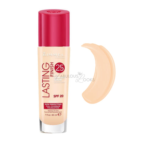 Rimmel Lasting Finish 25 HR Foundation 100 Ivory - FabulousLooksUK