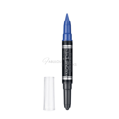 Rimmel magnifeyes double ended shadow and liner 004 Dark Side of Blue