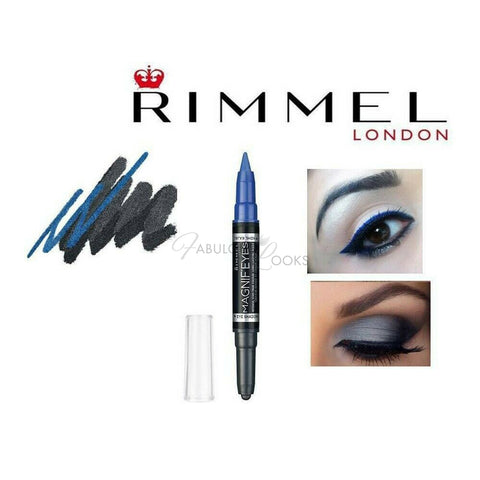 Rimmel magnifeyes double ended shadow and liner 004 Dark Side of Blue