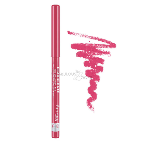 Rimmel London Exaggerate Automatic Lip Liner, 13 Pink A Punch