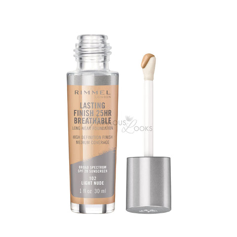 Rimmel London Lasting Finish 25Hr Breathable Foundation - Light Nude