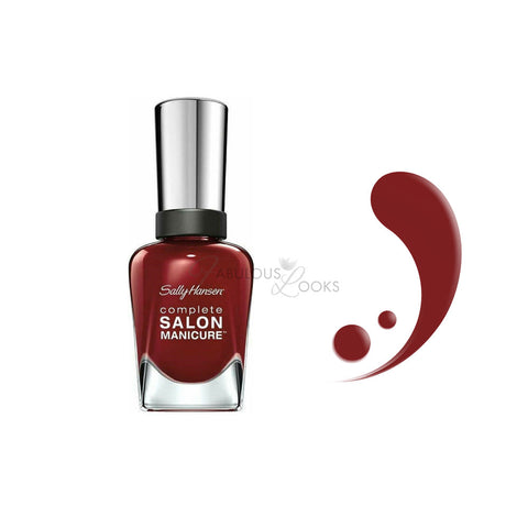 Sally Hansen Complete Saloon Manicure Nail Polish 610 Red-Zin